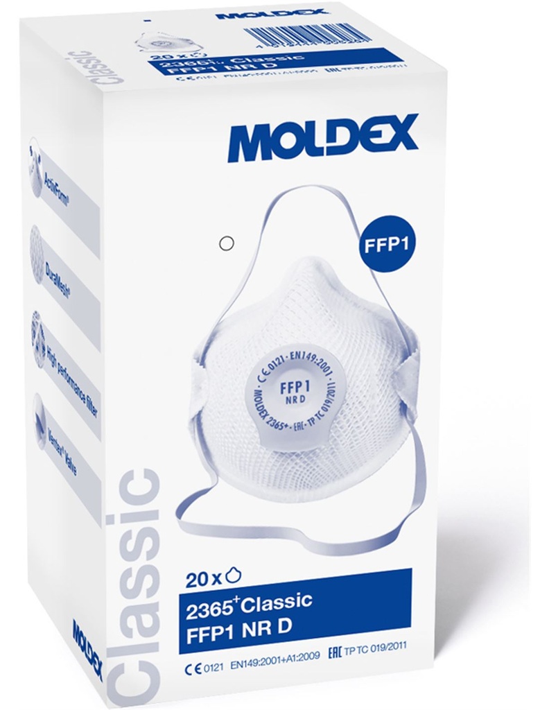 MASCARILLA MOLDEX 2365 FFP1S+VAL