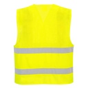 CHALECO AV REJILLA AMARILLO VELCRO