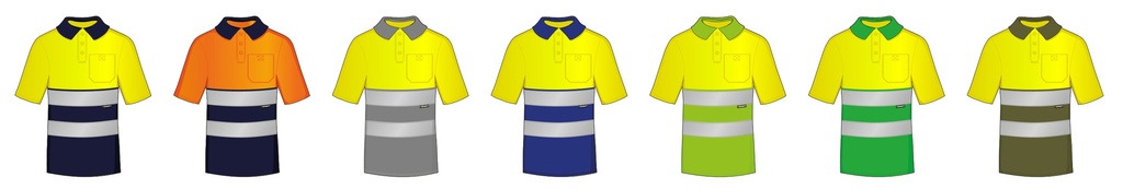 POLO M/COR ALTA VISIBIL. PRIMA