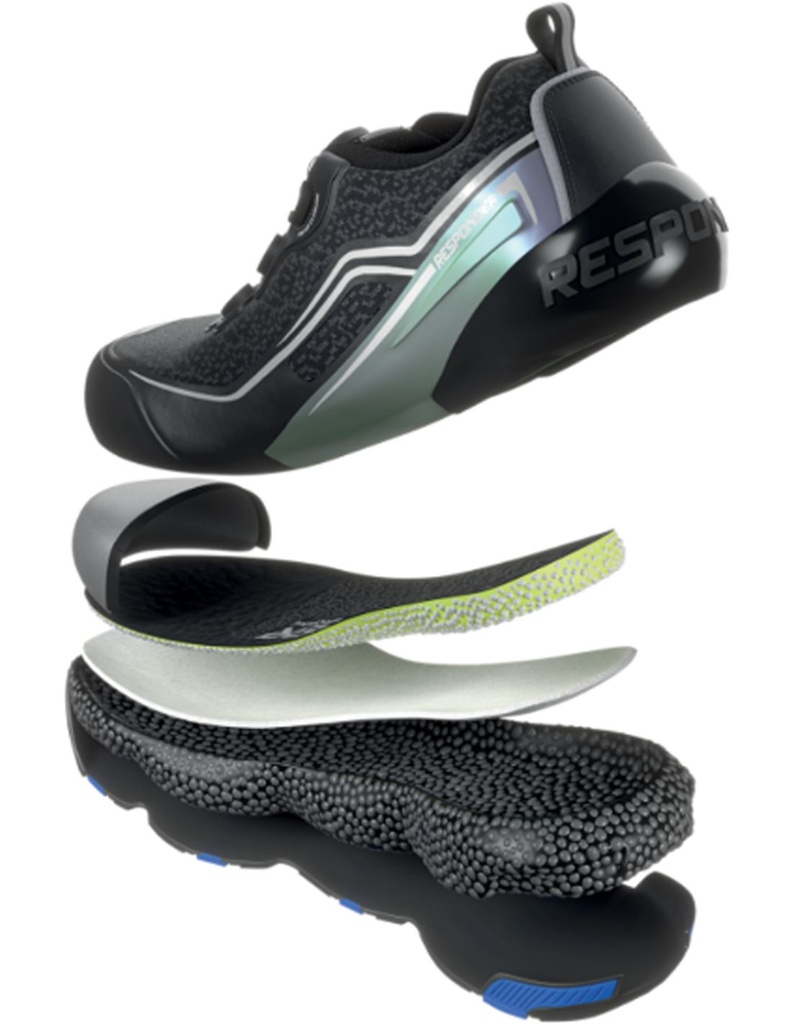 ZAPATO SIR CORDONES S1P SRC, GRIS