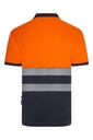 POLO RECICLADO BICOLOR M/C BANDA SEGMEN VELILLA