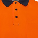 POLO RECICLADO BICOLOR M/C BANDA SEGMEN VELILLA