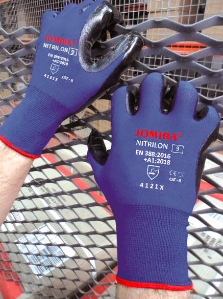GUANTES. NYLON+NITRILO MUCHO TACTO