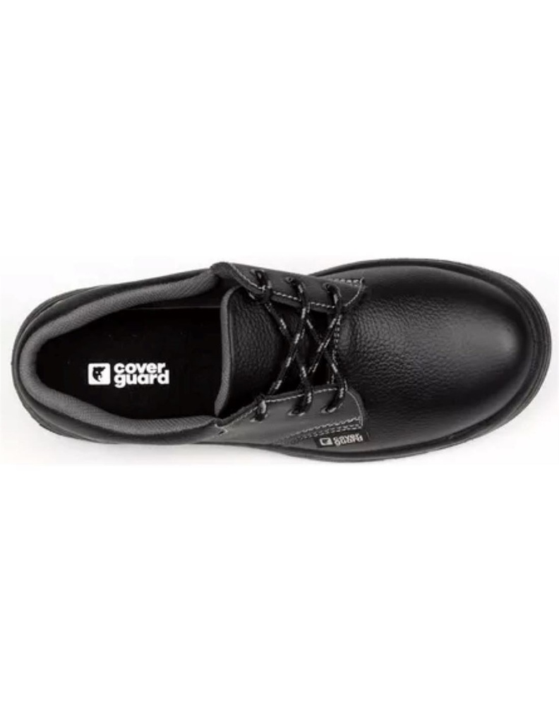 ZAPATO ECONOMICO PIEL NEGRA, CORD.S1P