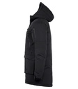 PARKA NEGRA UNISEX CON RELLENO GRUESO CLIQUE