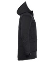 PARKA NEGRA UNISEX CON RELLENO GRUESO CLIQUE