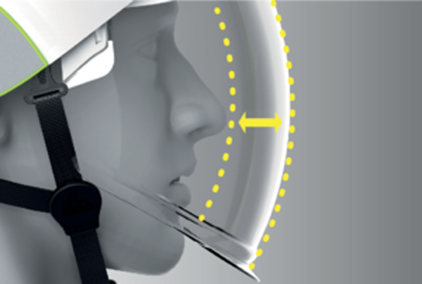 CASCO ALTURA PROTECC. ARCO ELECTRICO, BLANCO
