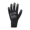 GUANTES. POLIURETANO NEGRO