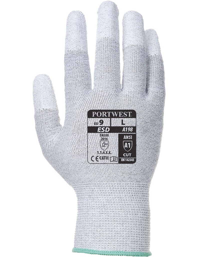 GUANTES. YEMAS POLIUR. ANTIESTATICO