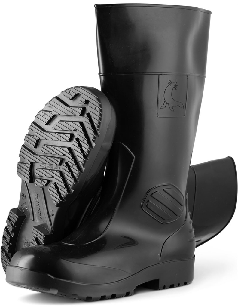 BOTA AGUA PVC ANTIAGUA, S5 NEGRA
