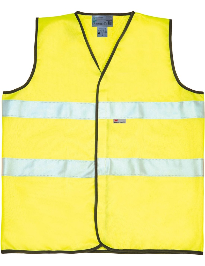 CHALECO A/V. AMAR. 3M VELC TALLAS