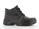 BOTA PIEL NEGRA ECONOMICA, CORDONES, S3
