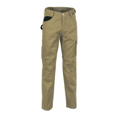 PANTALON COFRA MULTIBOLS. BEIGE