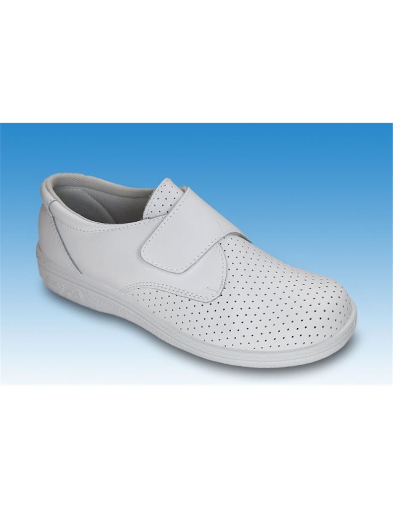 ZAPATO HALCON *PICADO* BCO VELC