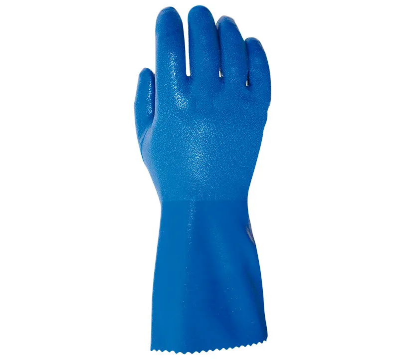 GUANTES PHULAX NITRILO AZUL C/FORRO