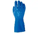 GUANTES PHULAX NITRILO AZUL C/FORRO