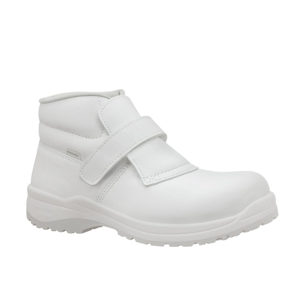 BOTA PANTER VELCRO PISO PU, BLANCA