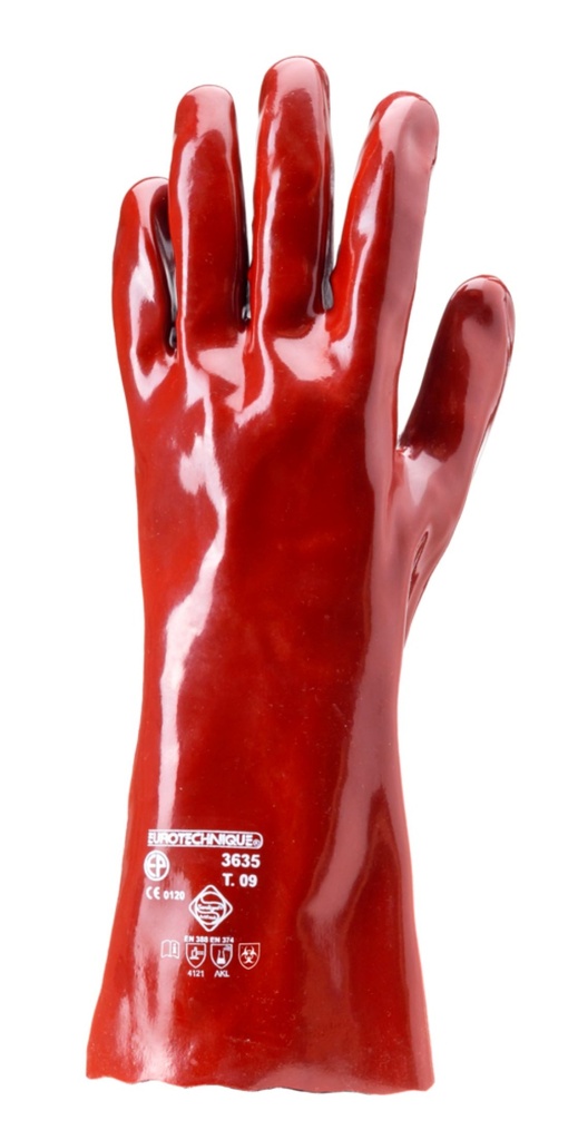 GUANTES. P.V.C. GRANATES DE 36 CM