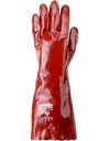 GUANTES. P.V.C. 40 CM  IMP.