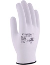 GUANTES. NYLON PALMA POLIURET. BLANCO