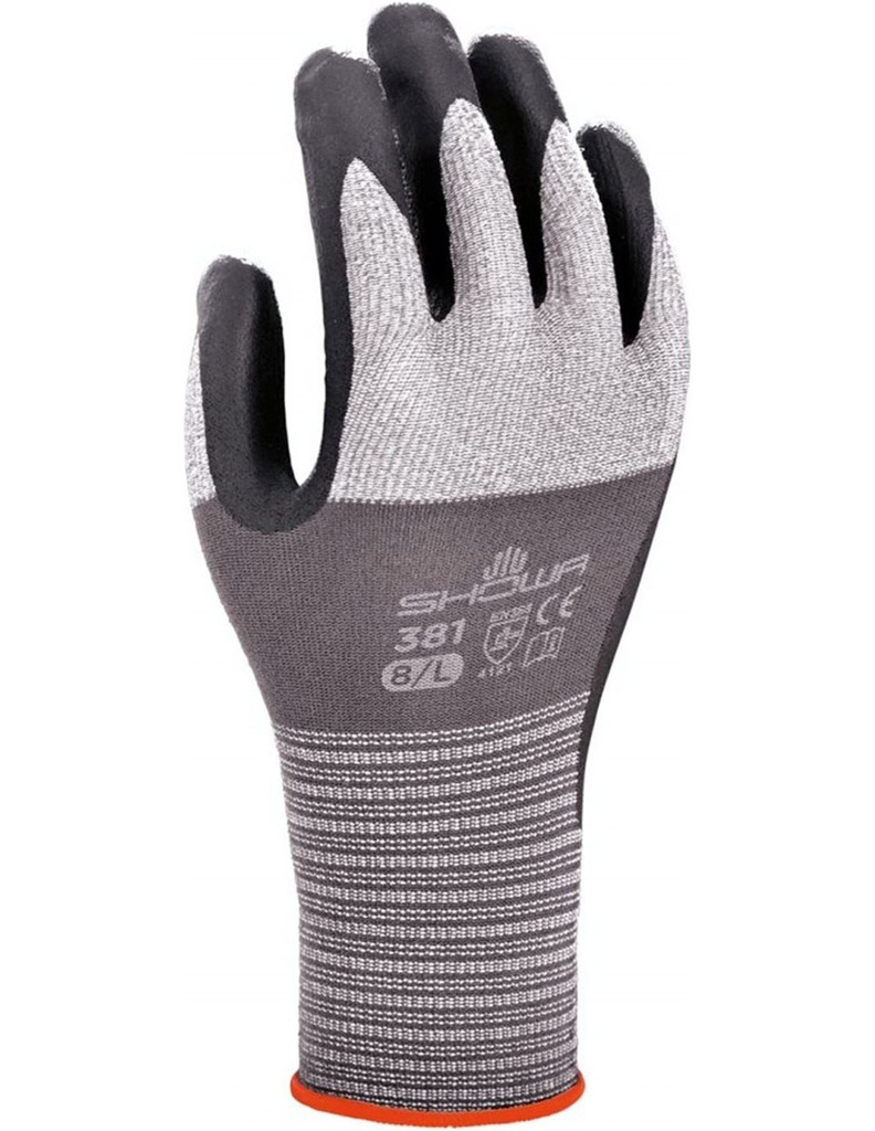 GUANTES NYLON PALMA POLIU. TRANSPIRABLE