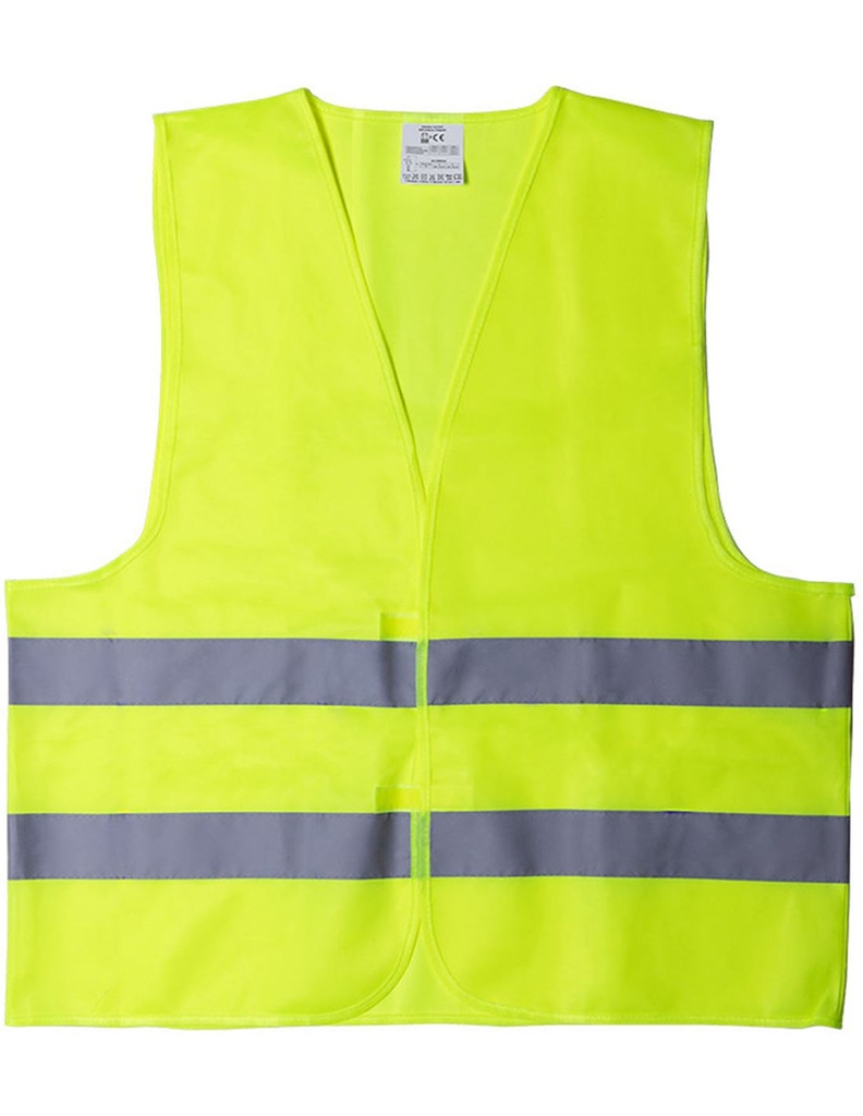 CHALECO REF. AMARILLO VELCRO  T-UN