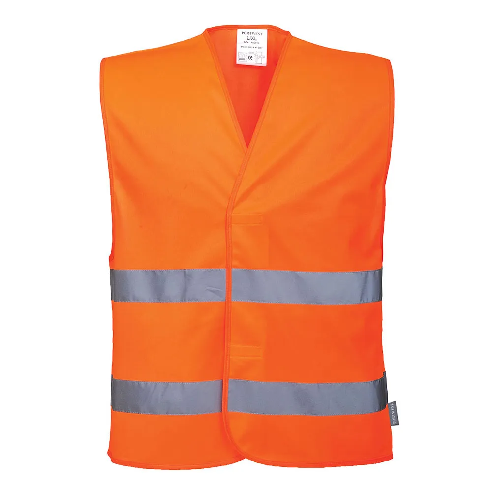 CHALECO AV. NARANJA VELCRO T-UN