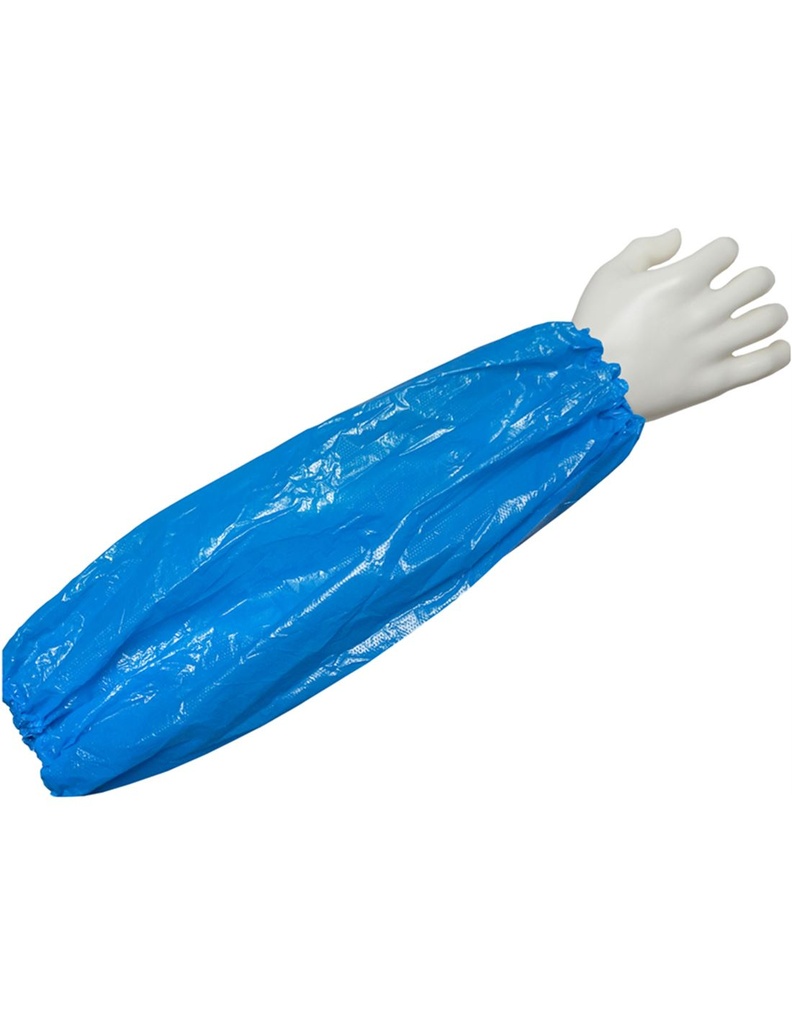 MANGUITOS POLIETIL. AZUL (P/100 U)