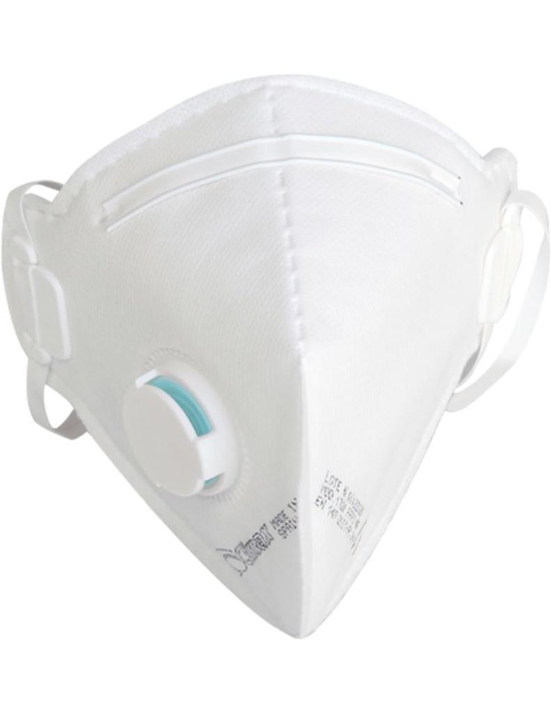 MASCARILLA CLIMAX CON VÁLVULA FFP3 PLEGADA