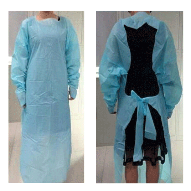BATA POLIET. IMPERMEABLE AZUL EN-13485