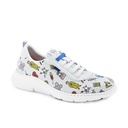 ZAPATILLA ESTAMPADA C/CORDONES ELÁSTICOS