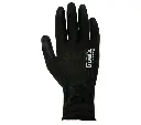GUANTES. JUBA POLIÉSTER+NITRILO NEGRO