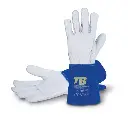 GUANTES. SOLDADOR CON PROT. TÉRM. CALOR Y MECÁN. 33 CM