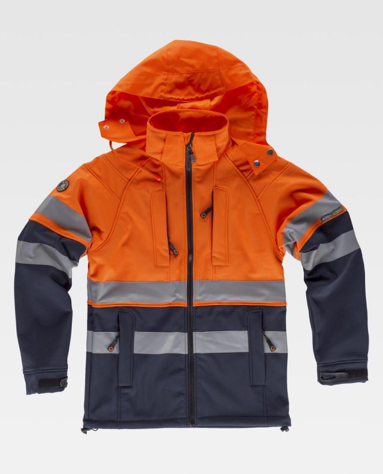 SOFTSHELL FLUOR ALTA VISIBILIDAD  WORKTEAM