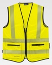 CHALECO AV BANDA SEGMENTADA CREMALLERA WORKTEAM