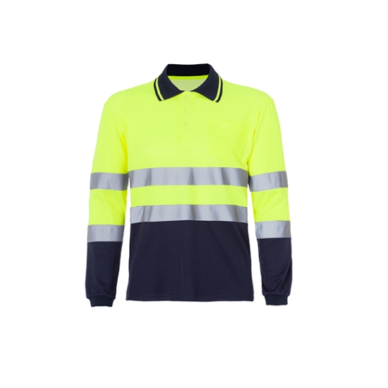  POLO M/L BICOLOR DOBRLE CARA