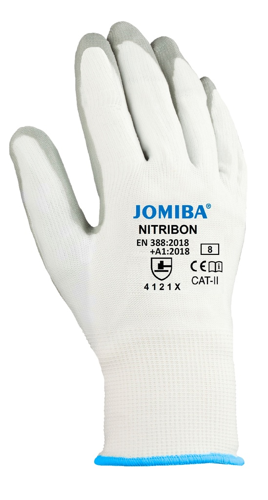 GUANTES JOMIBA NYLON RECUBRIMIENTO DE NITRILO, FRESCO 