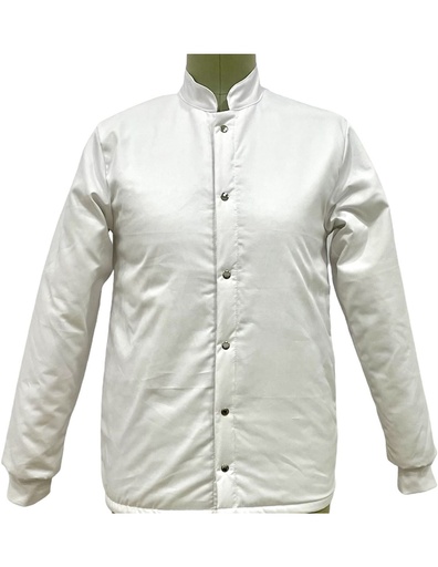 [5567] CHAQUETA ACOLCHADA M/L, BLANCA