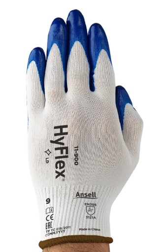 [11-900] GUANTES HYFLEX NITRILO SOBRE NYLON