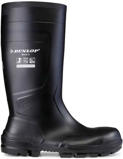 [NB2HD01] BOTA AGUA PVC ALTA NEGRA S5                    