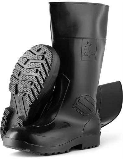 [CARBON S5] BOTA AGUA PVC ANTIAGUA, S5 NEGRA
