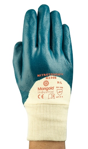 [N230] GUANTES. ANSELL NITROTUGH AZUL
