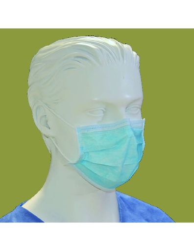 [RMA007AI] MASCARILLA QUIRURGICA AZUL C/GOMA TIPO IIR
