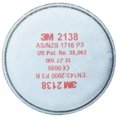 [3M-2138] FILTRO PARTICULAS P3VO BAYONETA (UN)