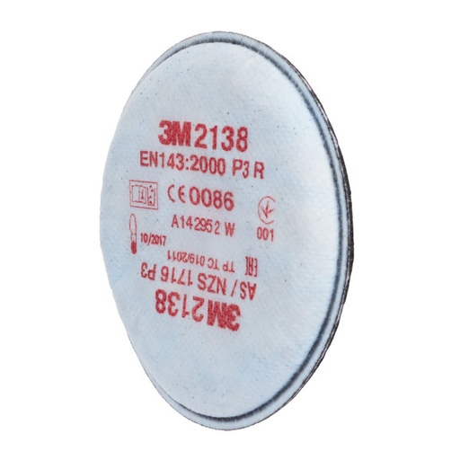 [3M-2138] FILTRO PARTICULAS P3VO BAYONETA (UNIDAD)