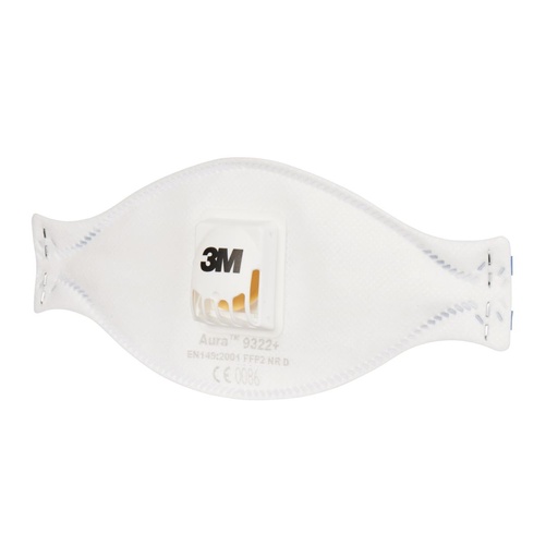 [3M-9322] MASCARA 3M PLEGADA P2 CON VÁLVULA