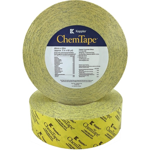 [CHEM-TAPE] CINTA ADHESIVA IMPERMEABLE A QUÍMICOS
