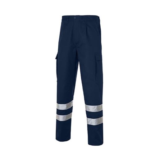 [11154]  PANTALON C/BANDAS REFLECT.100% ALG 270GRS