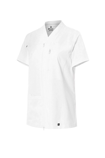 [VELA 22.26] CHAQUETA SANITARIA CREM. SLIM FIT