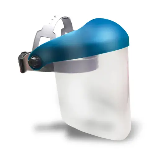 [A20] PANTALLA POLICARBONATO ABATIBLE AZUL